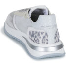Philippe Model TROPEZ 2.1 LOW WOMAN Silberne Sneaker f&uuml;r Damen - Gr&ouml;&szlig;e 5