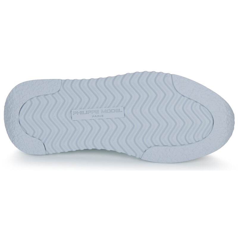 Philippe Model TROPEZ 2.1 LOW WOMAN Silberne Sneaker f&uuml;r Damen - Gr&ouml;&szlig;e 7