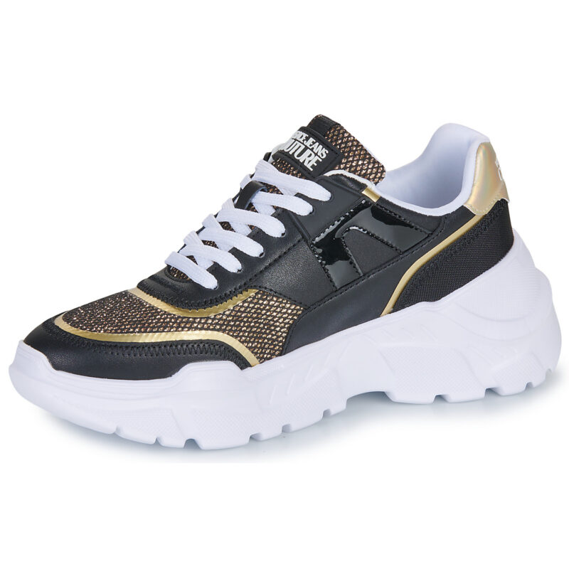 Zapatillas bajas Versace Jeans Couture VA3SC4 negras para mujer - 4
