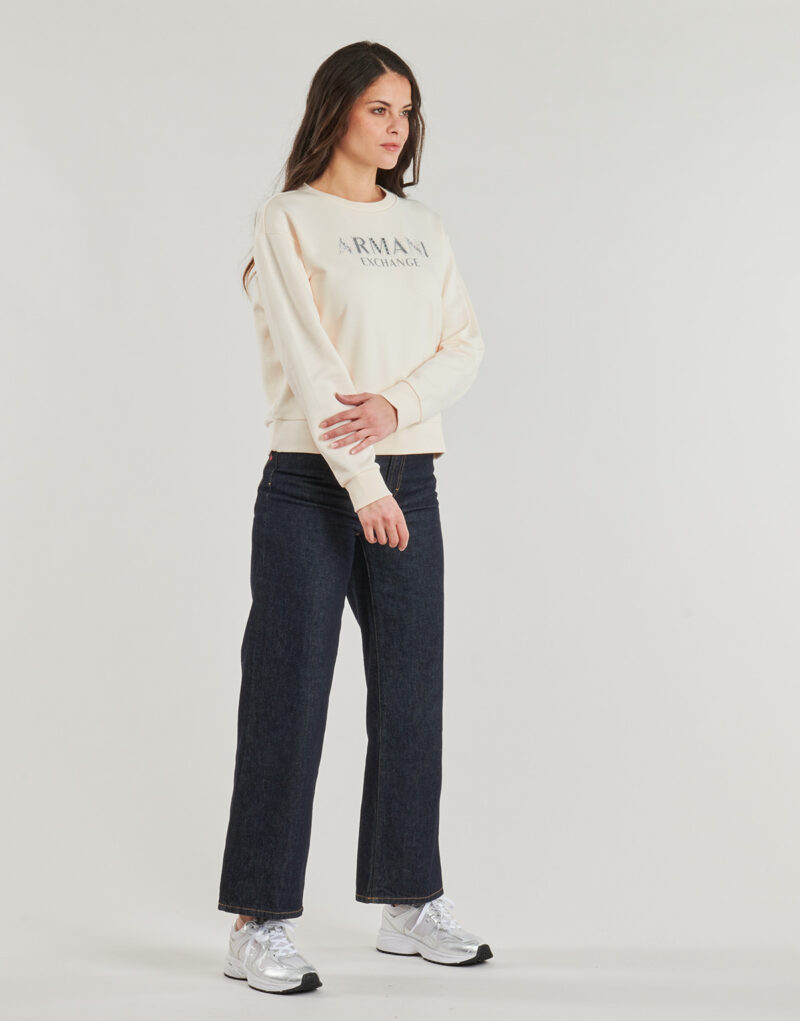 Felpe Armani Exchange XW000159 Beige Felpe Donna - 3