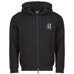 Felpe con cappuccio  Armani Exchange  XM000371  Nero -  Felpe con cappuccio Abbigliamento Uomo