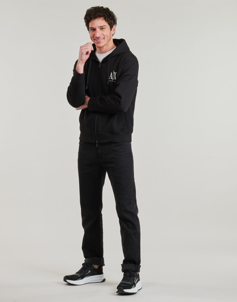 Felpe con cappuccio Armani Exchange XM000371 Nero Felpe con cappuccio Uomo - 3