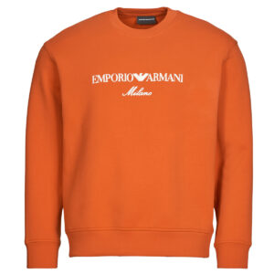 Felpe  Emporio Armani  SWEATSHIRT EM001052  Arancio -  Felpe Abbigliamento Uomo