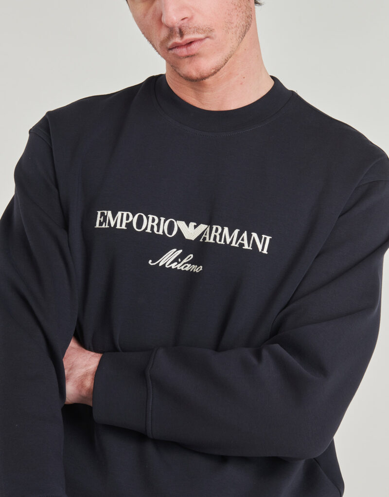 Felpe Emporio Armani SWEATSHIRT EM001052 Marine Felpe Uomo - 5