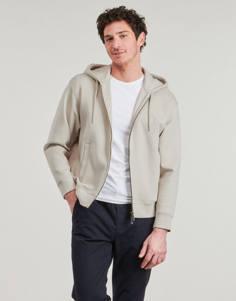 Felpe con cappuccio Emporio Armani SWEATSHIRT EM001122 Beige Felpe con cappuccio Uomo - 2