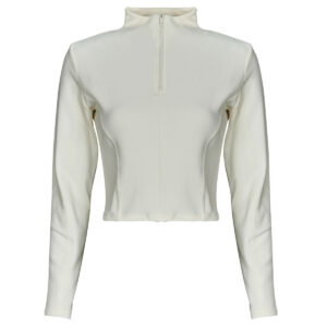 Camicetta  Converse  HALF-ZIP MOCK NECK LONG SLEEVE TOP  Bianco -  Camicette Donna