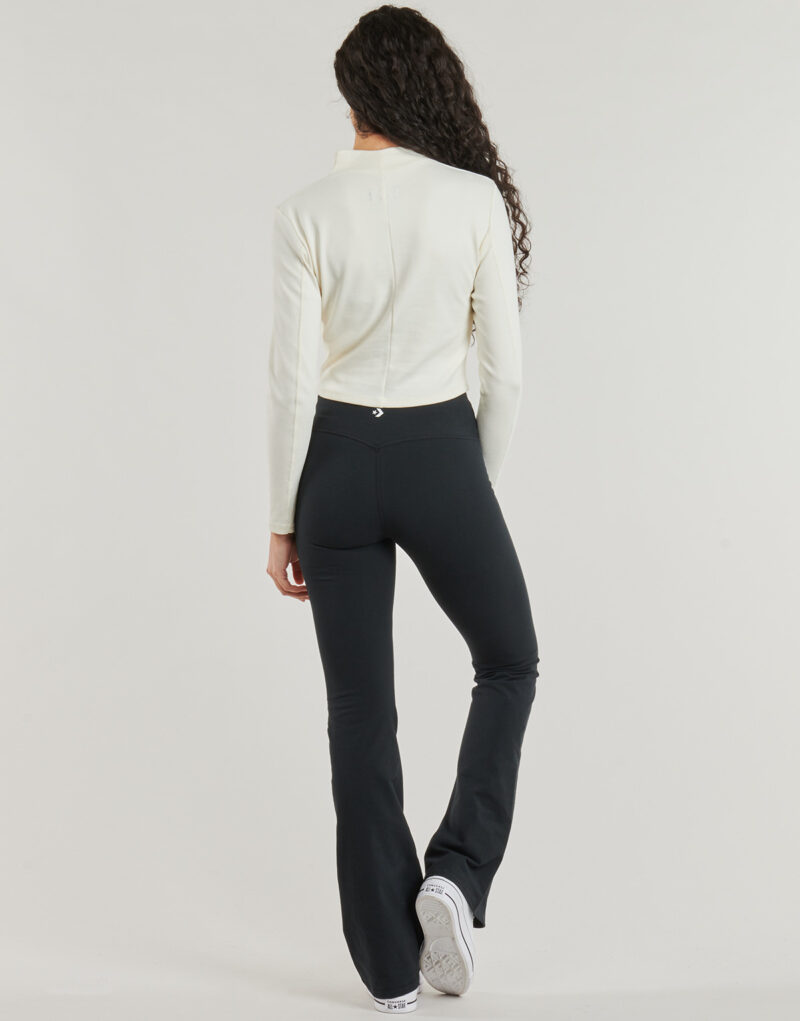 Camicetta Converse HALF-ZIP MOCK NECK LONG SLEEVE TOP Bianco Camicette Donna - 4