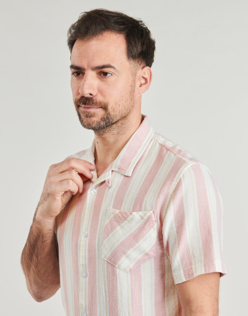 Camicia a maniche corte Deeluxe CURRIES Multicolore Camicie a maniche corte Uomo - 5