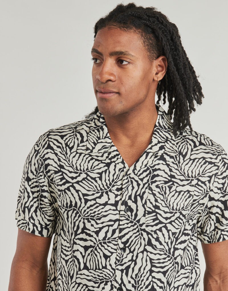 Camicia a maniche corte Deeluxe JOSIAS Nero Camicie a maniche corte Uomo - 5