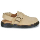 Dr. Martens Jorgie J Light Tan Bronx Suede Beige Sabots Enfant - 2