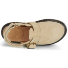 Dr. Martens Jorgie J Light Tan Bronx Suede Beige Sabots Enfant - 6