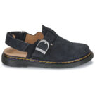 Dr Martens Sabots Jorgie J Mule Black Bronx en daim noir – Sabots pour enfants - 2