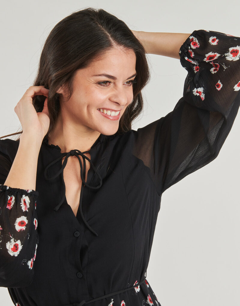 Abito corto Desigual BASILEA Nero Abiti corti Donna - 5