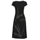 Habiller Desigual BUCAREST Robes longues noires pour femmes - 1
