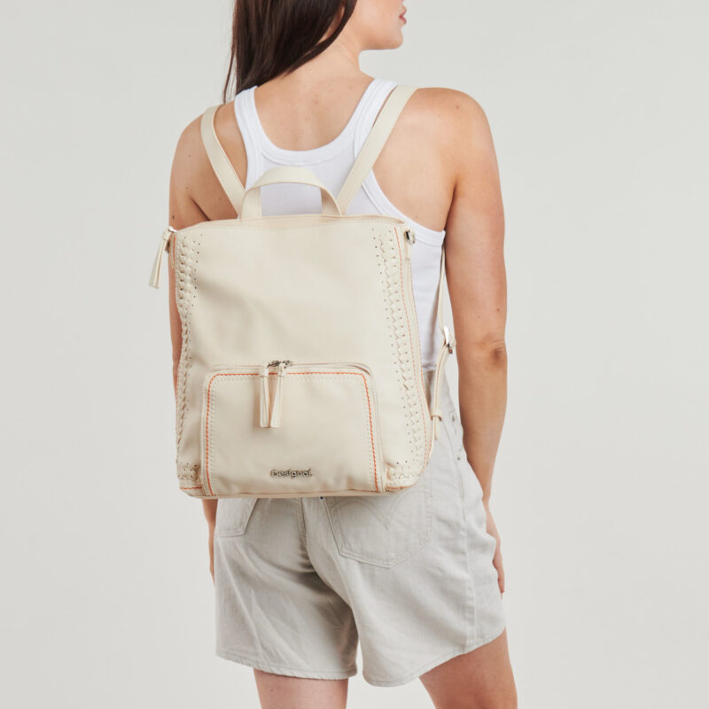 Donna Desigual TRAMA BACKPACK PRETORIA Bianco Zaino Donna - 6
