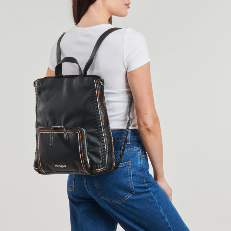 Donna Desigual TRAMA BACKPACK PRETORIA Nero Zaino Donna - 6