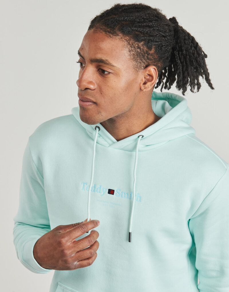 Teddy Smith Kapuzenpullover S-JIM HOODY Blau Herren Kapuzenpullover - 5
