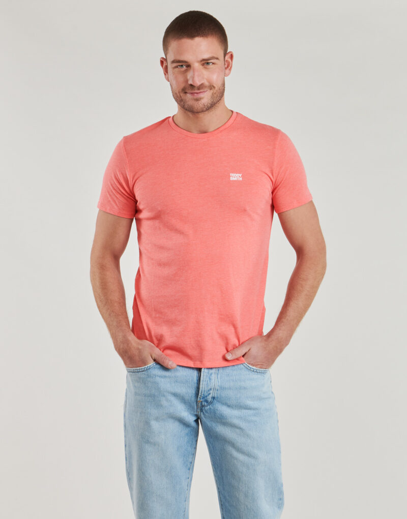 T-shirt Teddy Smith THE TEE 1 MC Arancio T-shirt maniche corte Uomo - 2