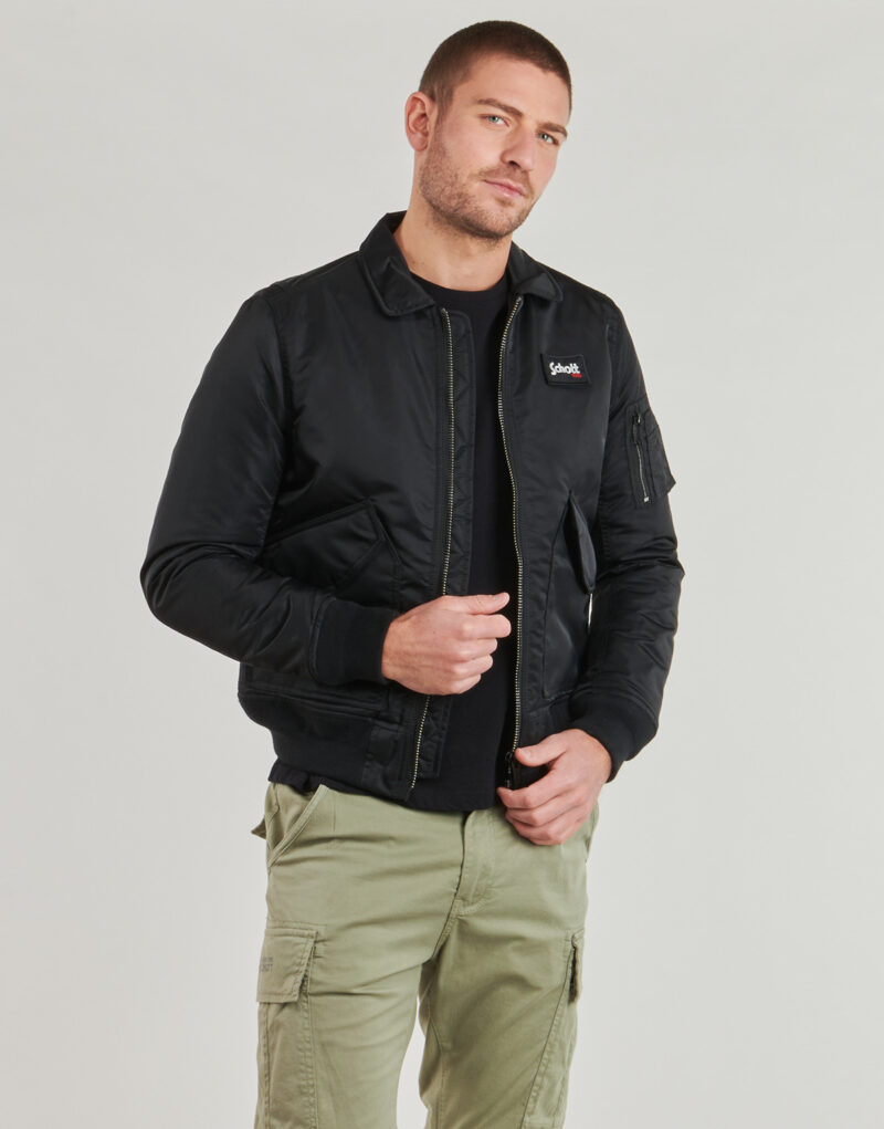 Chaqueta Schott 210-100-RS Negra Chaquetas Hombre - 2