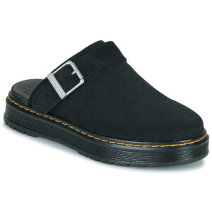Dr. Martens  Brookline Mule Black Bronx Suede  Nero -  Zoccoli Donna