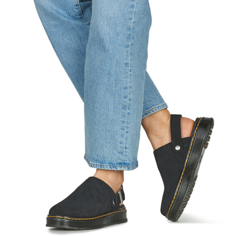 Dr. Martens  Brookline Mule Black Bronx Suede  Nero -  Zoccoli Uomo - 8