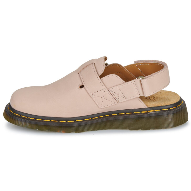 Dr. Martens Jorge II Mule Powder Pink Milled Nubuck Rosa Zoccoli Donna - 4