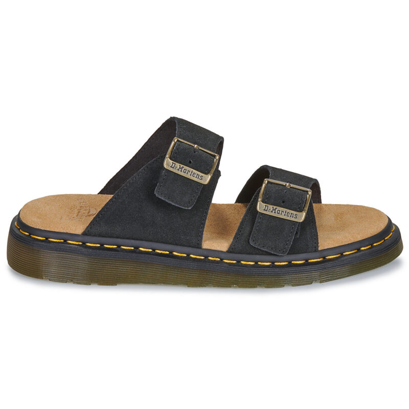 Dr. Martens Josef Black Suede Nero Ciabatta Uomo - 2