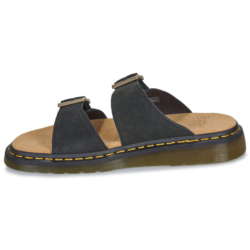 Dr. Martens Josef Black Suede Nero Ciabatta Uomo - 4