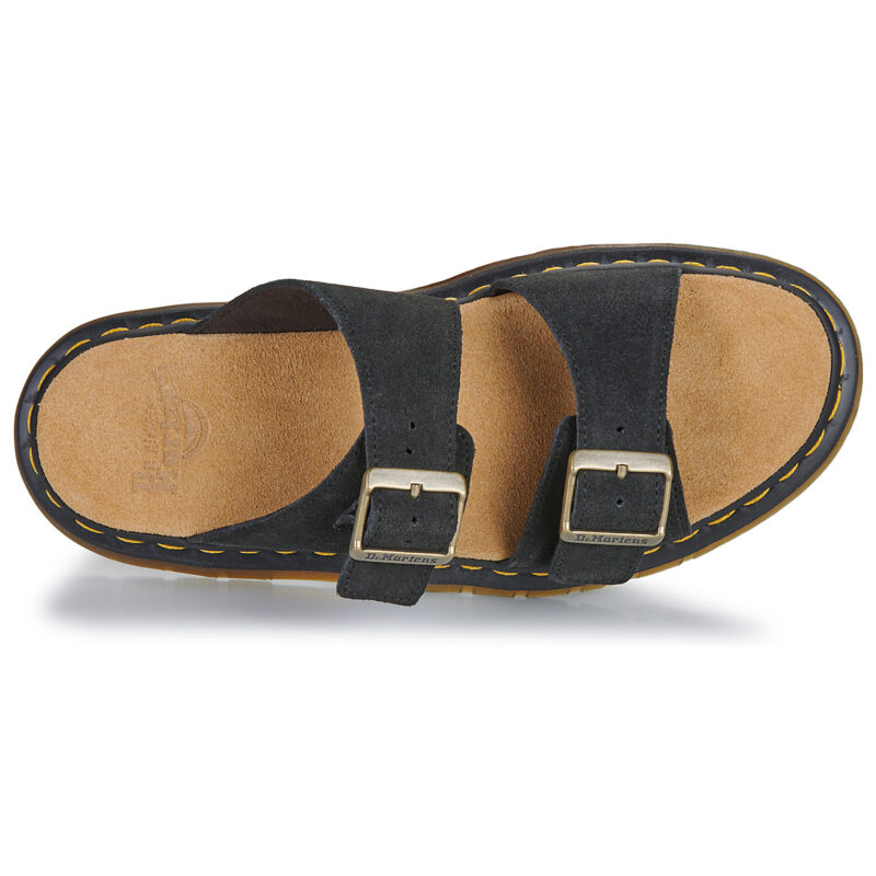 Dr. Martens Josef Black Suede Nero Ciabatta Uomo - 6