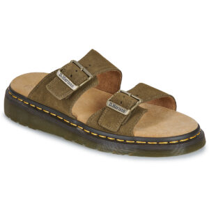 Dr. Martens  Josef DMs Olive Bronx Suede  Kaki -  Ciabatta Donna