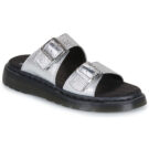 Dr. Martens Josef Slide Silver Metallic Tumble Argento Ciabatta Donna - 1