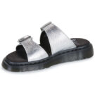 Dr. Martens Josef Slide Silver Metallic Tumble Argento Ciabatta Donna - 4