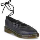 Dr. Martens Elphie II Lace Up Black Virginia Nero Ballerine Donna - 1