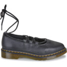 Dr. Martens Elphie II Lace Up Black Virginia Nero Ballerine Donna - 2