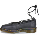 Dr. Martens Elphie II Lace Up Black Virginia Nero Ballerine Donna - 4