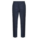 Pantalone Chino Tommy Hilfiger SLIM STRAIGHT CO CHINO Marine Pantaloni Chino Donna - 1