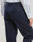 Pantalone Chino Tommy Hilfiger SLIM STRAIGHT CO CHINO Marine Pantaloni Chino Donna - 5