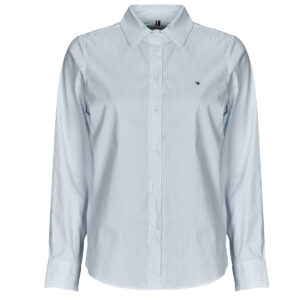 Camicia  Tommy Hilfiger  ESS POPLIN REGULAR SHIRT  Blu -  Camicie Donna