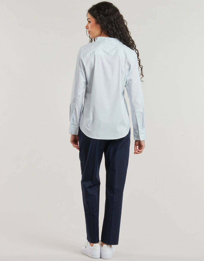 Camicia Tommy Hilfiger ESS POPLIN REGULAR SHIRT Blu Camicie Donna - 4