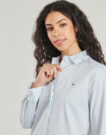 Camicia Tommy Hilfiger ESS POPLIN REGULAR SHIRT Blu Camicie Donna - 5