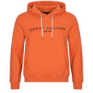 Felpe con cappuccio Tommy Hilfiger TOMMY LOGO HOODY Arancio Felpe con cappuccio Uomo - 1
