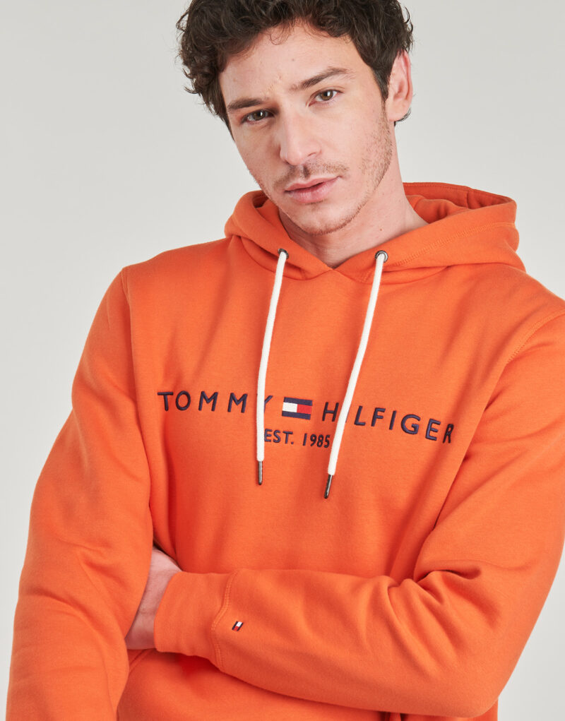 Felpe con cappuccio Tommy Hilfiger TOMMY LOGO HOODY Arancio Felpe con cappuccio Uomo - 5