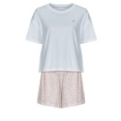 Completi pigiami Tommy Hilfiger SS PRT PJ SHORT SET (EXT. SIZE) Rosa Completi pigiami Donna - 1