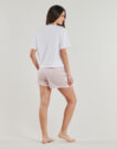 Completi pigiami Tommy Hilfiger SS PRT PJ SHORT SET (EXT. SIZE) Rosa Completi pigiami Donna - 4