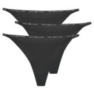 Perizoma Tommy Hilfiger 3 PACK MULTI SHAPE BOTTOM Nero Perizoma Donna - 1