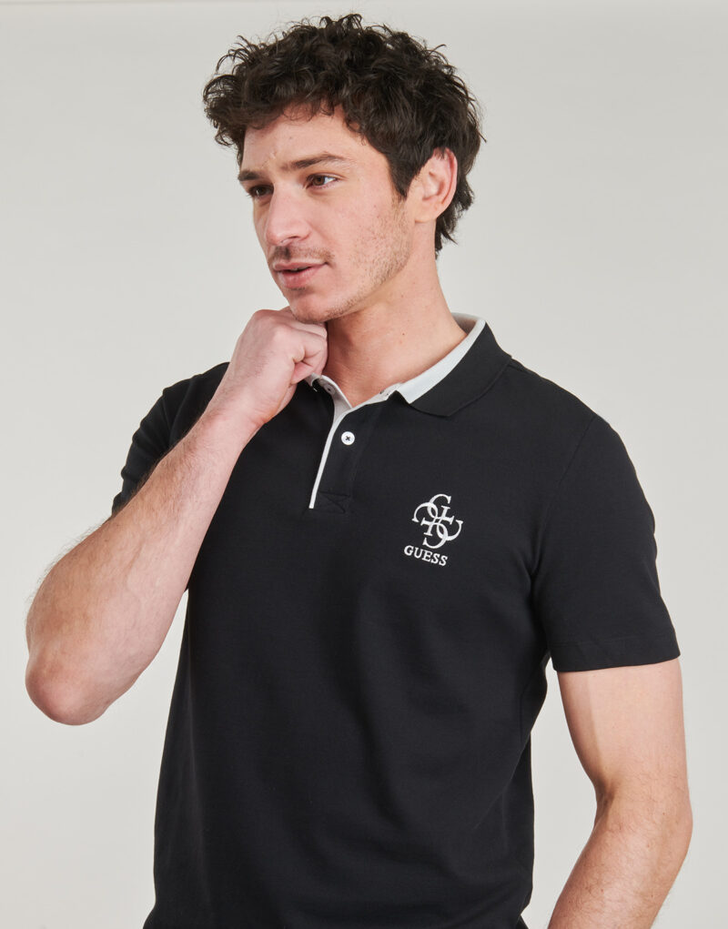 Polo Guess LYLE SS POLO Nero Polo Uomo - 5