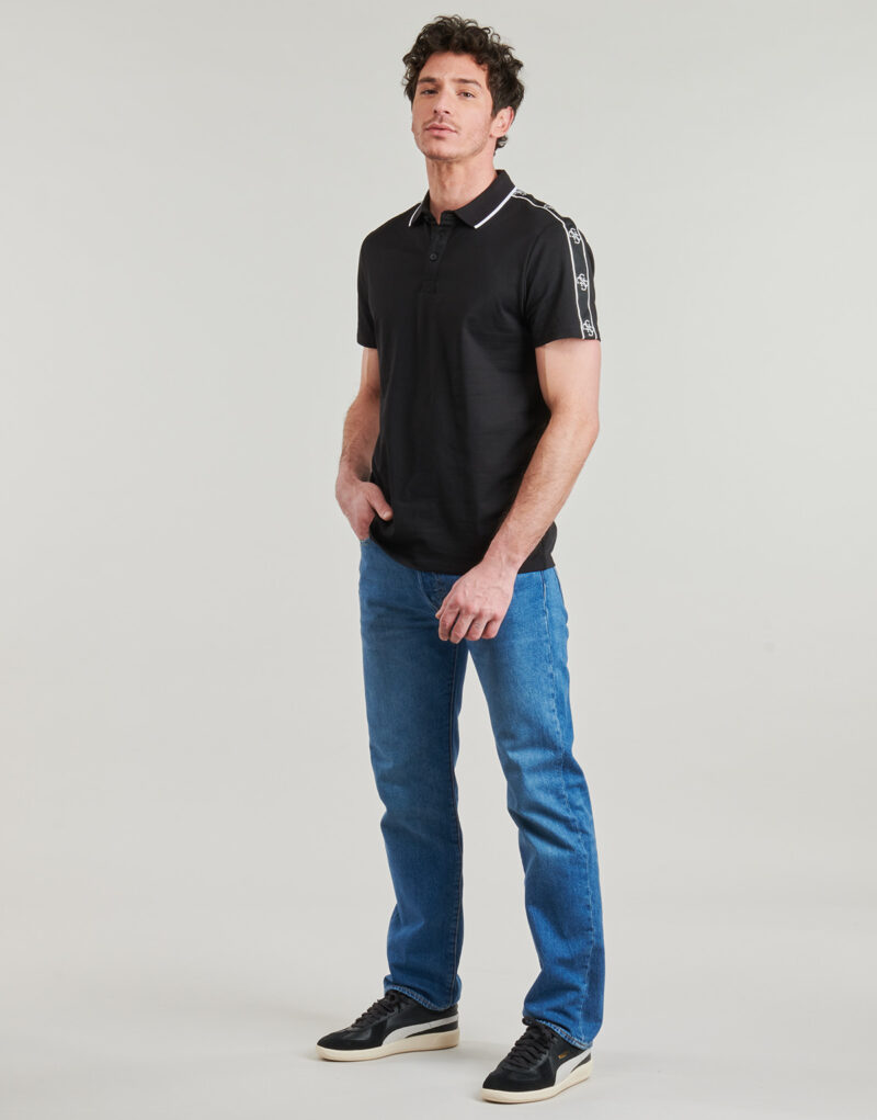 Polo Guess GUESS QUATTO G TAPE Nero Polo Uomo - 3