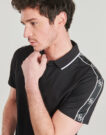 Polo Guess GUESS QUATTO G TAPE Nero Polo Uomo - 5