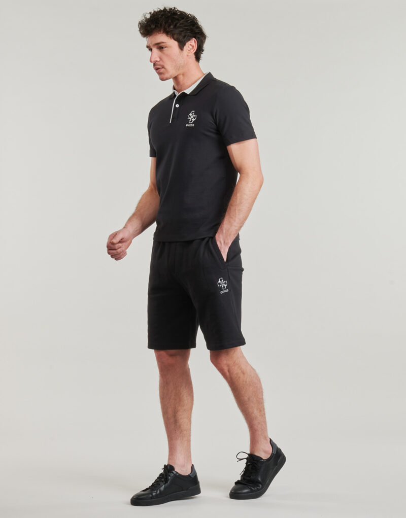 Pantaloni corti Guess CLOVIS Nero Pantaloni corti Uomo - 3