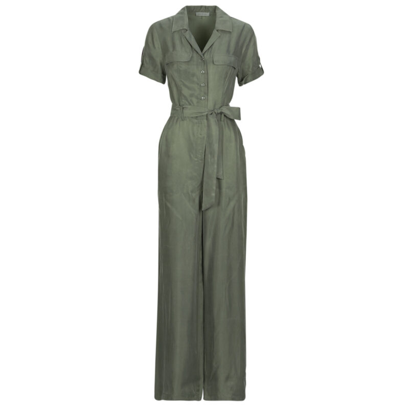 Surv&ecirc;tements / Combinaisons Guess NALINI CUPRO Kaki Tute / Jumpsuit Donna - 1